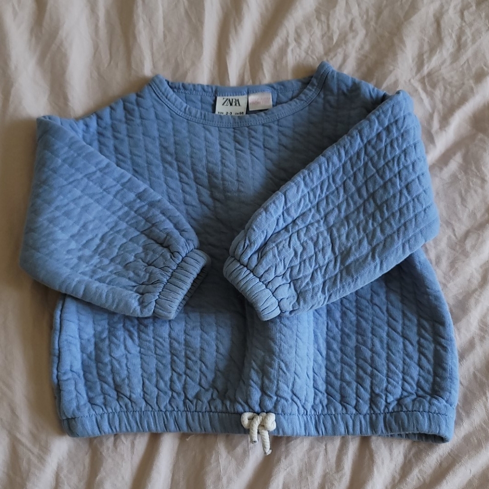 Zara quilted sweatshirt 2-3 years